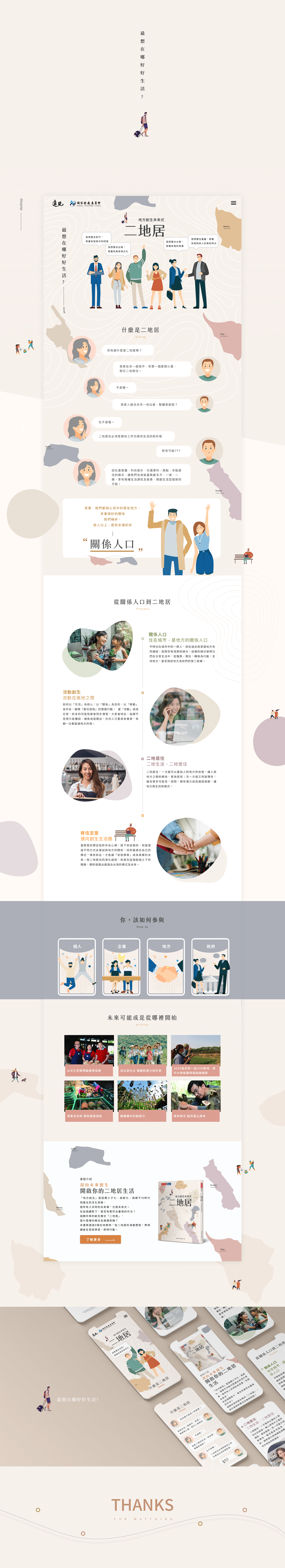 二地居 地方創生未來式 - 主要視覺
